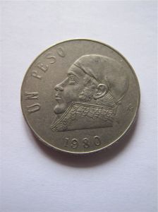 Мексика 1 песо 1980