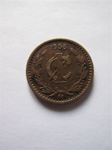 Мексика 1 сентаво 1906