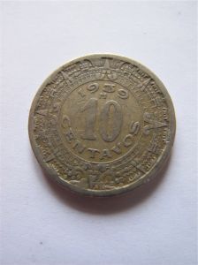 Мексика 10 сентаво 1939