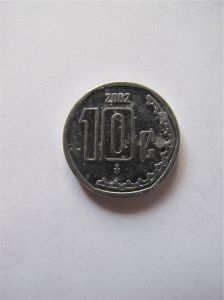 Мексика 10 сентаво 2002
