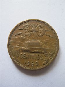 Мексика 20 сентаво 1963