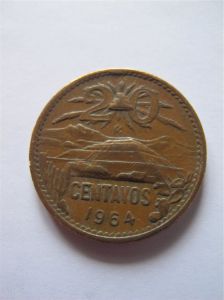 Мексика 20 сентаво 1964