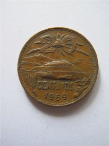 Мексика 20 сентаво 1969