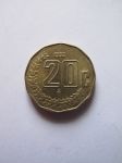 Монета Мексика 20 сентаво 1992