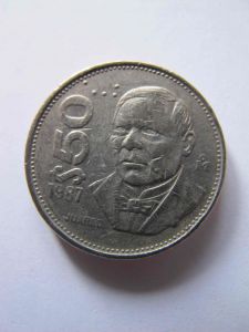 Мексика 50 песо 1987