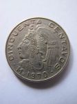 Монета Мексика 50 сентаво 1970