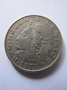 Мексика 50 сентаво 1971