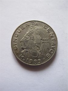 Мексика 50 сентаво 1983