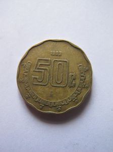 Мексика 50 сентаво 1993
