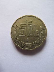 Мексика 50 сентаво 2005