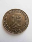 Монета Португальский Мозамбик 20 сентаво 1936