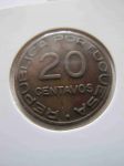 Монета Португальский Мозамбик 20 сентаво 1941