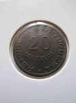 Монета Португальский Мозамбик 20 сентаво 1949