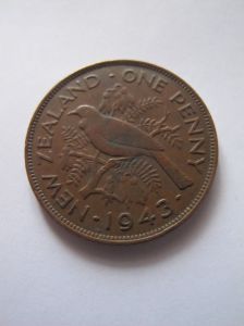 Новая Зеландия 1 пенни 1943