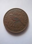 Монета Новая Зеландия 1 пенни 1943