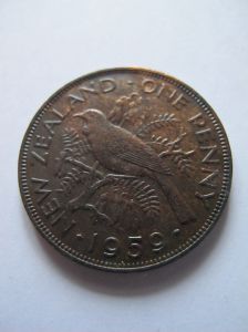 Новая Зеландия 1 пенни 1959