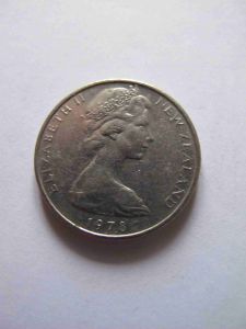 Новая Зеландия 10 центов 1978