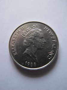 Новая Зеландия 10 центов 1988