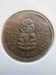 Монета Новая Зеландия 1/2 пенни 1949