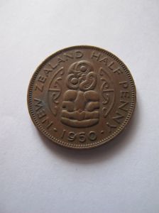 Новая Зеландия 1/2 пенни 1950