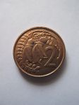 Монета Новая Зеландия 2 цента 1971