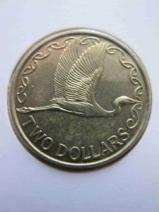 Новая Зеландия 2 доллара 1990