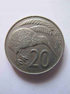 Новая Зеландия 20 центов 1967
