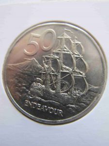 Новая Зеландия 50 центов 1975