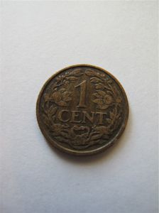 Нидерланды 1 цент 1918