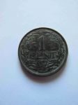 Монета Нидерланды 1 цент 1941