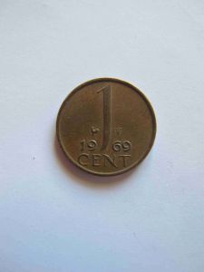 Нидерланды 1 цент 1969