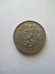 Монета Нидерланды 1 гульден 1956 Серебро