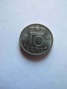 Нидерланды 10 центов 1960