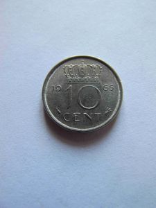 Нидерланды 10 центов 1965