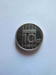 Нидерланды 10 центов 1997