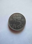 Монета Нидерланды 25 центов 1969
