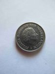 Монета Нидерланды 25 центов 1969