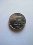 Монета Нидерланды 25 центов 1990