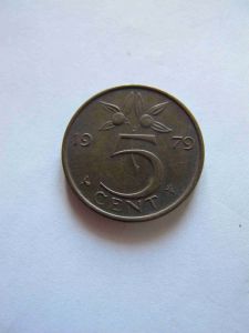 Нидерланды 5 центов 1979