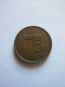 Нидерланды 5 центов 1984