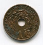 Монета Нидерландская Индия 1 цент 1942