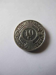 Антильские острова 10 центов 1993