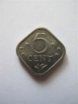Монета Нидерландские Антильские острова 5 центов 1975