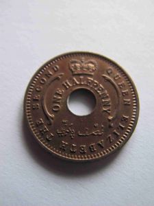 Британская Нигерия 1/2 пенни 1959 aUNC