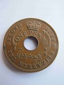Британская Нигерия 1 пенни 1959