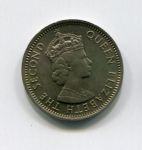 Монета Британская Нигерия 1 шиллинг 1961