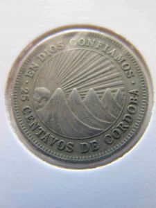 Никарагуа 25 сентаво 1965