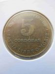 Монета Никарагуа 5 кордоба 1987