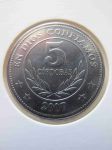 Монета Никарагуа 5 кордоба 2007