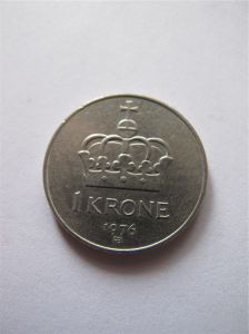 Норвегия 1 крона 1976